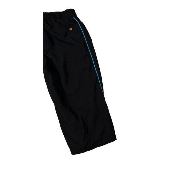 NIKE the athletic dept. Pants Women's Capri 100% Polyester Black/Blue Size Large - Picture 12 of 14